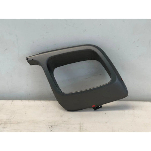 Moldura Esquerda Grade Para Choque Compass 2016 2021 Detalhe Preto