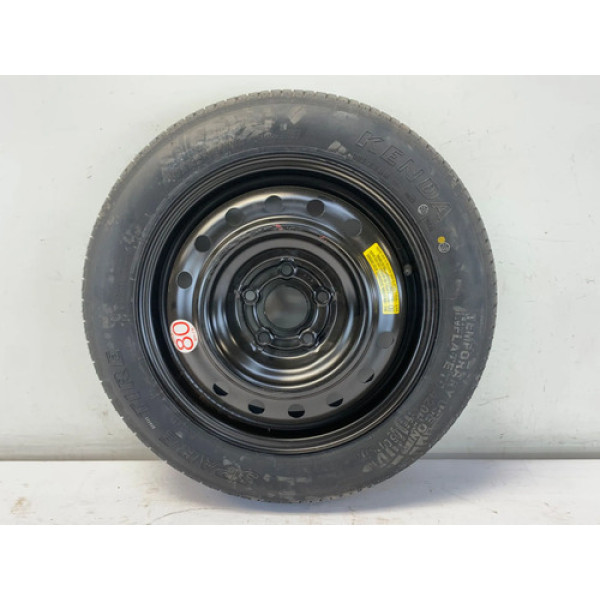 Roda Estepe Fino Aro 16 5x115mm Honda Hrv 2016 2021 Preto