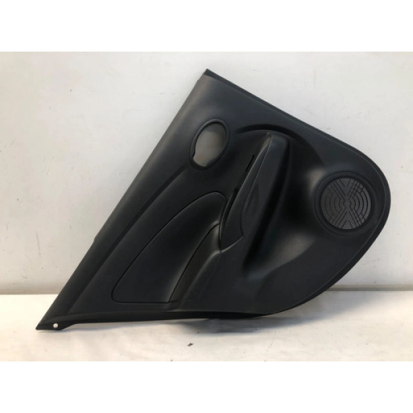 Forro Porta Traseiro Esquerdo Nissan Versa 2015 2019 Couro Preto