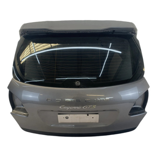 Tampa Traseira Porsche Cayenne 2011 2014 Cinza-escuro