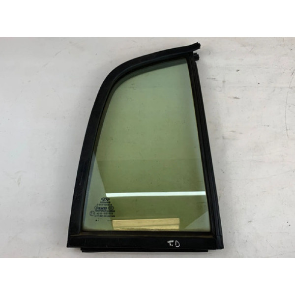 Vidro Vigia Traseiro Direito Chery Face 2010 2015 Preto