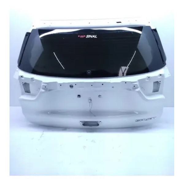 Tampa Traseira Jeep Compass 2016 2020 Branco Detalhe Brasil