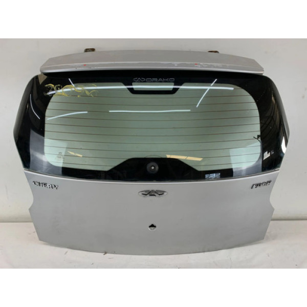 Tampa Traseira Chery Face 2010 2015 Com Vidro Prateado