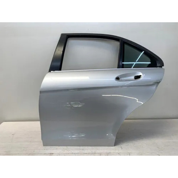 Porta Traseira Esquerda Mercedes C180 2011 2012 Detalhe Traseira Esquerdo Prateado