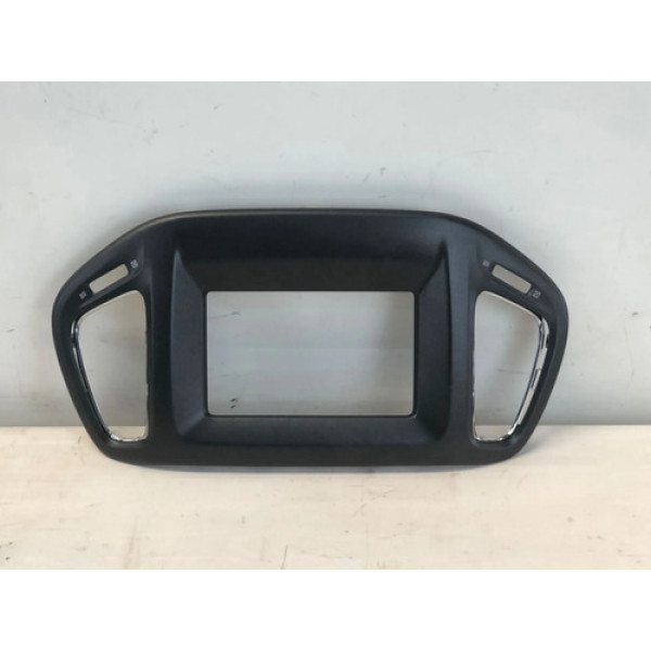 Moldura Central Multimidia Difusor Jeep Compass 2016 2020 Preto