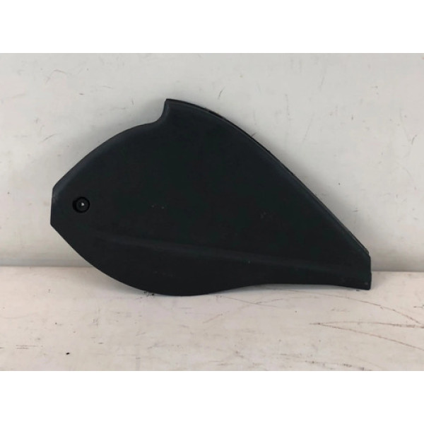 Acabamento Esquerdo Lateral Painel Honda Civic 1996 2000 Cinza Liso
