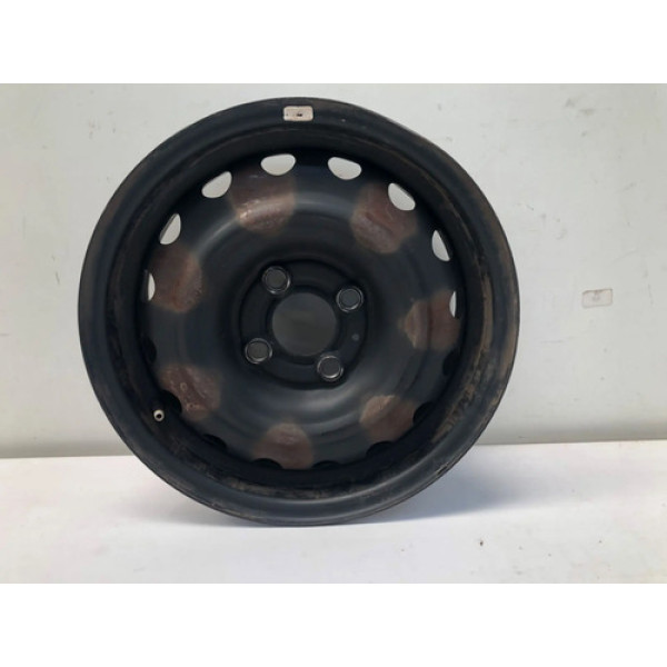 Roda Ferro Aro 14 4x100mm Nissan Versa 2012 2019 Preto