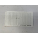 Manual Proprietário Honda Civic 2001 2006
