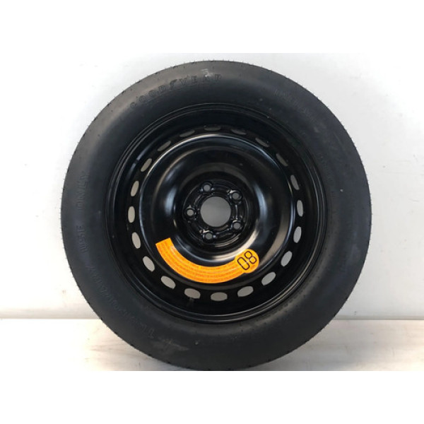 Roda Ferro Estepe Aro 17 5x110 Jeep Compass 2.0 2016 2020 Preto