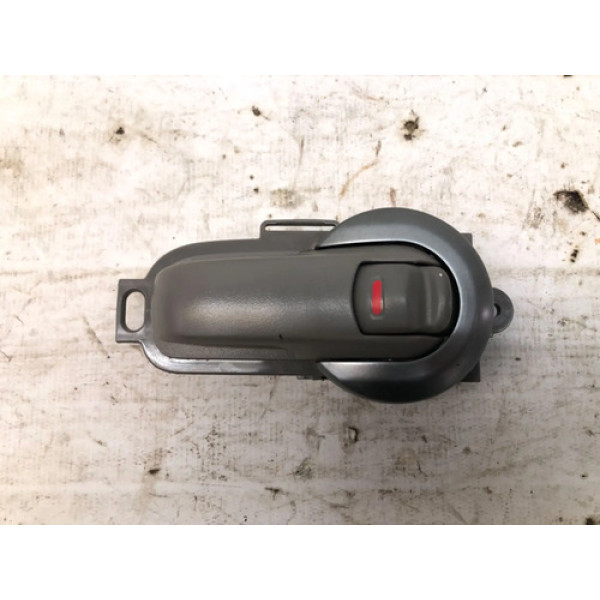 Maçaneta Interna Dianteira Esquerda Nissan Livina 2009 2014 Cinza-escuro Dianteira