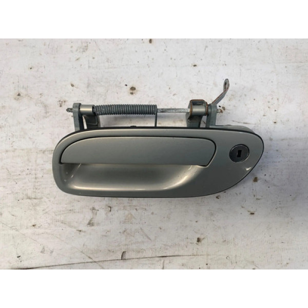 Maçaneta Externa Dianteira Esquerda Volvo V70 2000 2006 Prateado Dianteira