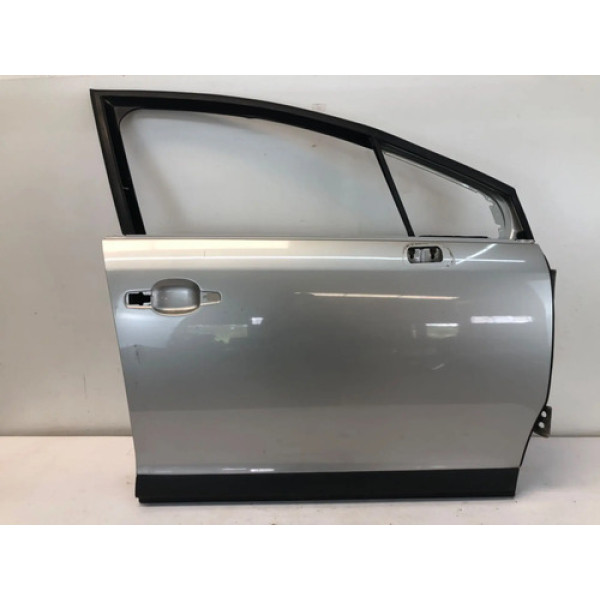 Porta Dianteira Direita Citroën C4 Pallas 2007 2013 Prata Dianteira Direita Prateado