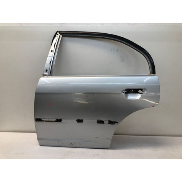 Porta Traseira Esquerda Honda Civic 2001 2006 Detalhe Traseira Esquerdo Prateado