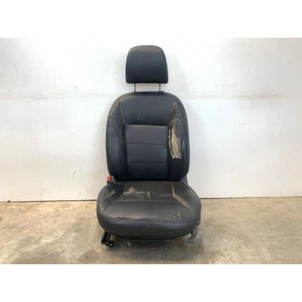 Banco Dianteiro Esquerdo Honda Civic 2001 2006 Couro Detalhe Preto
