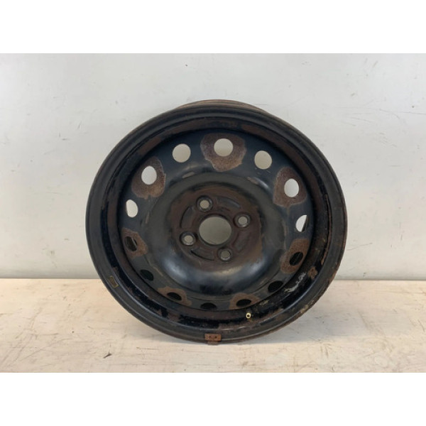 Roda Ferro Aro 15 4x100 Honda Civic 2001 2006 Preto