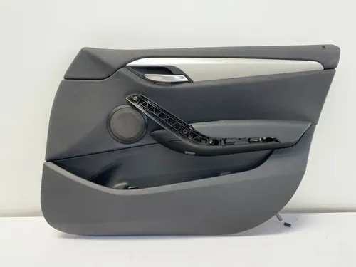 Forro Porta Dianteiro Direito Bmw X1 2010 2015 Couro Preto