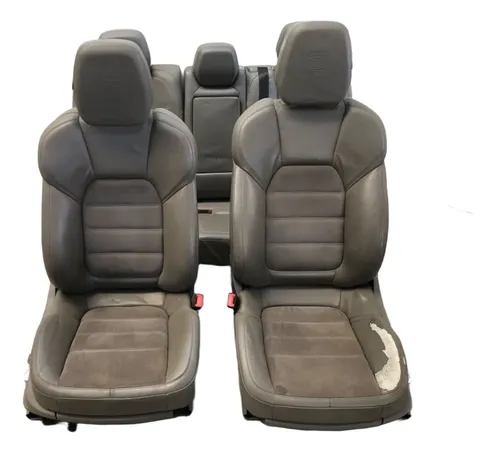 Jogo Banco Porsche Cayenne 2011 2014 Detalhe Cinza