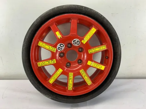 Roda Estepe Aro 18 5x130 Porsche Cayenne 2011 2014 Vermelho