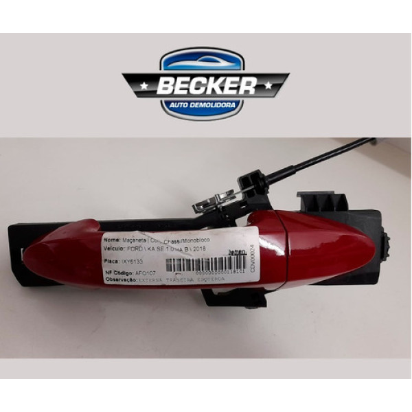 Maçaneta Traseira Esquerda Ford Ka Se 1.0 2018