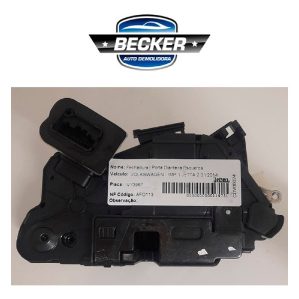 Fechadura Elétrica Dianteira Esq. Vw Jetta 2014 - 5k1837015d