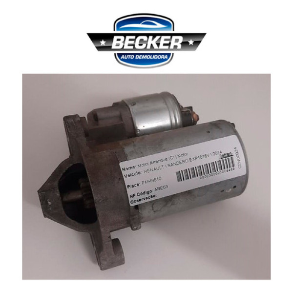 Motor De Arranque Renault Sandero Exp 1.0 2014 - Fs10b4