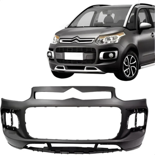 Parachoque Dianteiro Citroën Aircross 2012 2013 2014 2015 Lj Azul-claro
