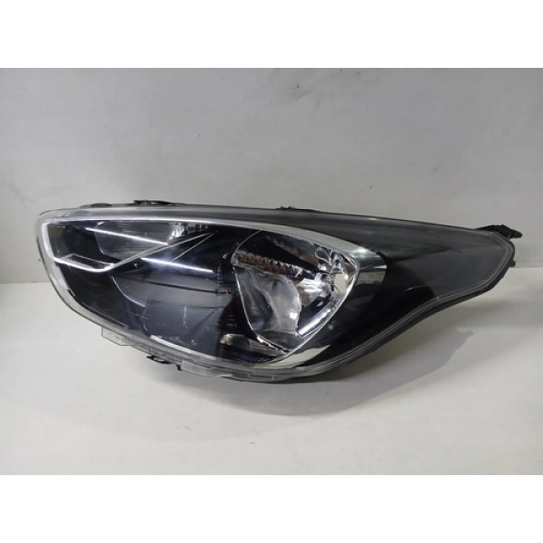 Farol Esquerdo Ford Ka 2019 A 2022 Mascara Negra Original G Esquerdo/motorista