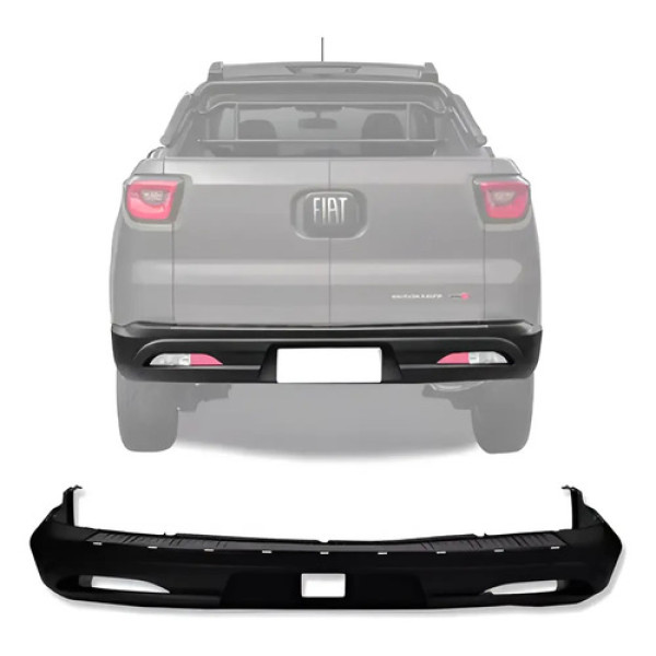 Parachoque Traseiro Fiat Toro S/furo 2016 A 2021 Original G