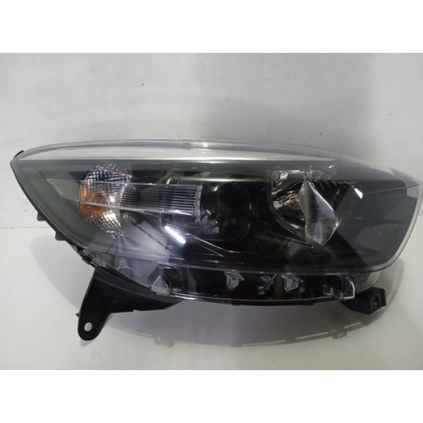 Farol Direito Captur 2017 2018 2019 2020 Friso Preto Gp Direito