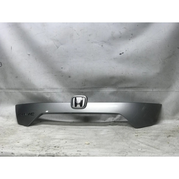 Moldura Placa Honda Civic 2017\\\\2021 Original Gp Preto