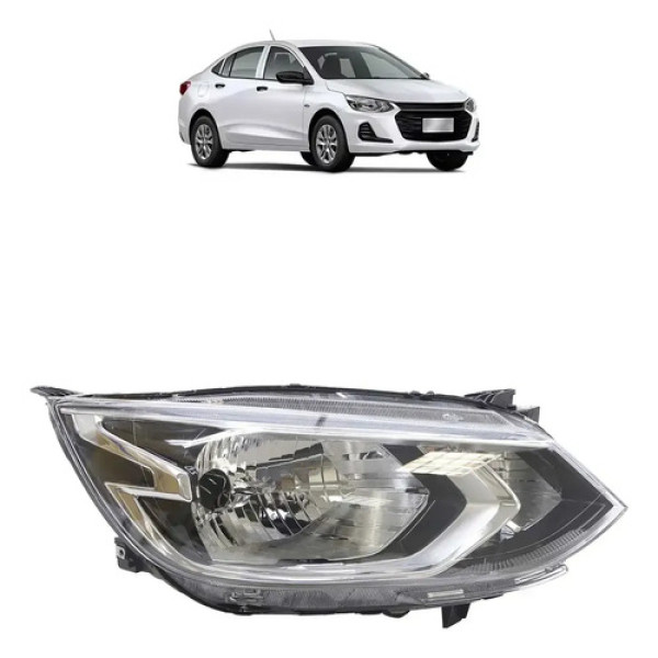 Farol Direito Onix 2020 2021 2022 2023 2024 Novo Original G Direito/passageiro