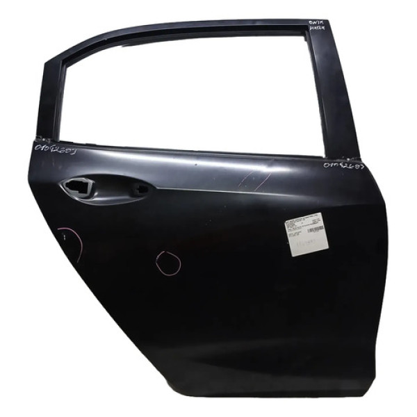 Porta Traseira Direita Onix Hatch 2020/2025 Novo Original G Traseira Direito Preto