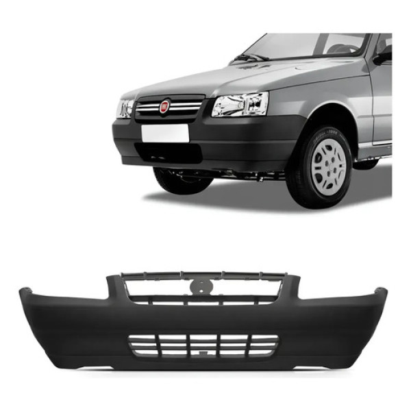 Parachoque Dianteiro Uno 2004 A 2008 Novo Original G Cinza-claro