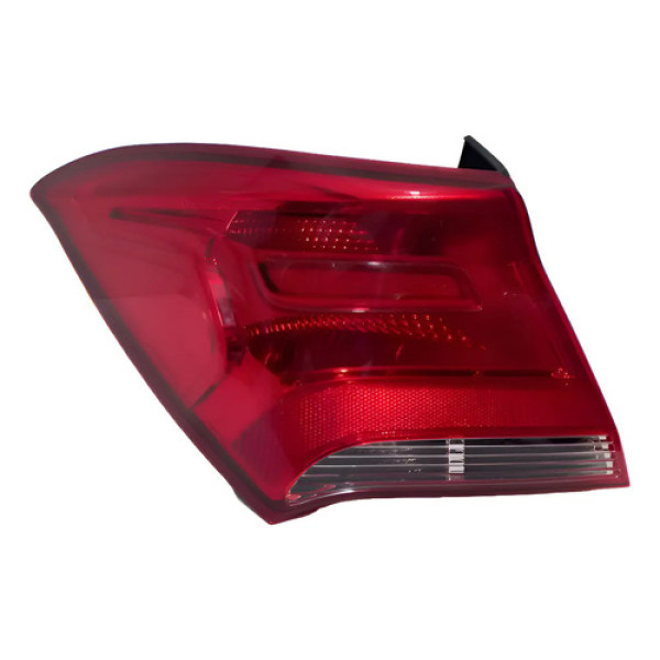 Lanterna Traseira Esquerda Prisma Fumê 2017 2018 2019  Gp Esquerdo/motorista Vermelho