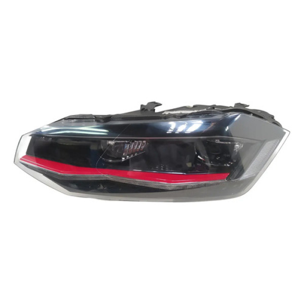 Farol Esquerdo Polo Virtus R-line Gts Gti 2018 A 2020 Led Lj Esquerdo