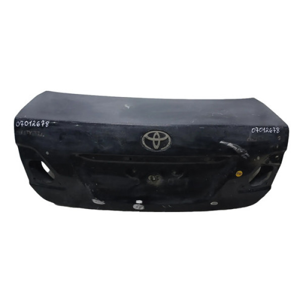 Tampa Traseira Corolla 2011 12 13 2014 C/furo Original G Preto