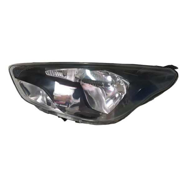 Farol Esquerdo Ford Ka 2015 2016 A2018 Máscara Negra Lj Esquerdo/motorista