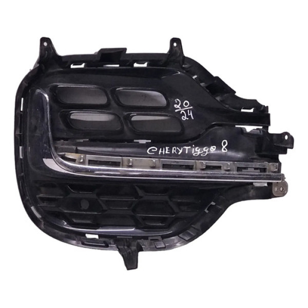 Grade Farol Milha Chery Tiggo 8 2020\\\\2024 Original Gp Preto
