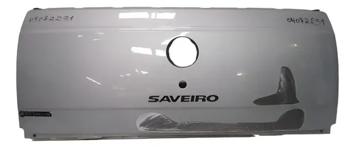 Tampa Traseira Saveiro G8 Original G1 Prata