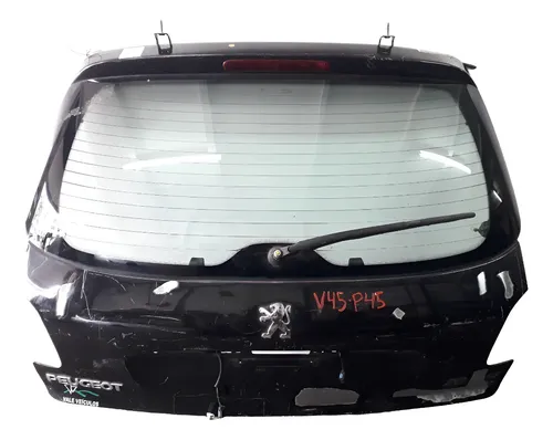 Tampa Traseira Peugeot 206 Obs. Sem Vidro Preto