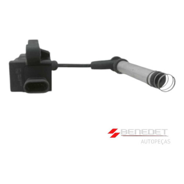Bobina De Ignição C/ Cabo Vela Gm Onix Prisma Cobalt 1.0 1.4