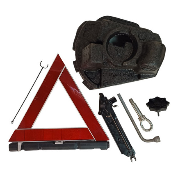 Kit Macaco Vw Polo 2008 Chave De Roda   Isopor   Triângulo 