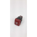 Botão Pisca-alerta Central Peugeot 207 Vermelho/preto