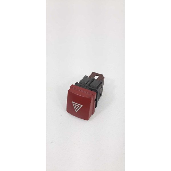 Botão Pisca-alerta Central Peugeot 207 Vermelho/preto