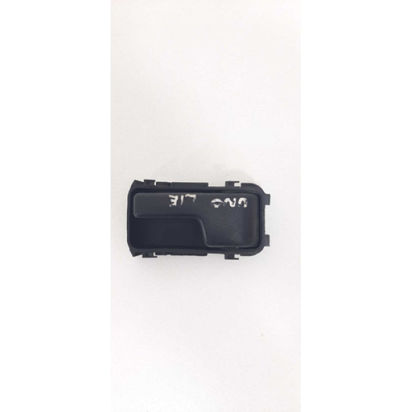 Maçaneta Interna Esquerda Fiat Uno 1984-1994 Preto Dianteira