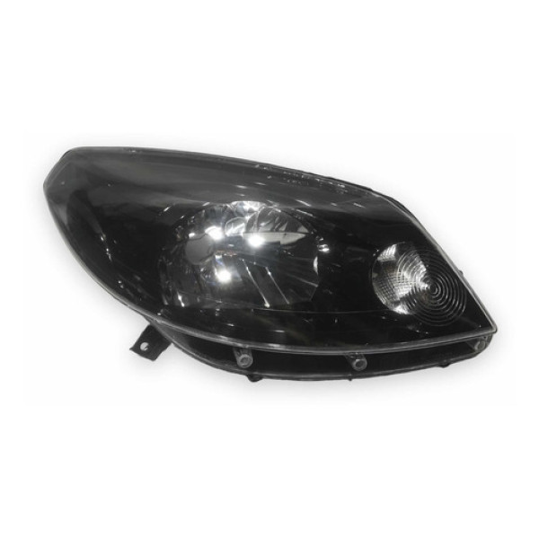 Farol Direito Renault Sandero Stepway Máscara Negra 11/14 Direito