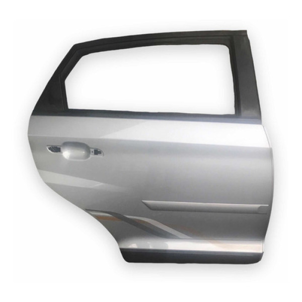Porta Traseira Direita Chery Tiggo 2 Ano 19/21 Traseira Direito Prateado