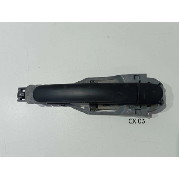 Maçaneta Externa Traseira Esquerda Vw Fox 07/14 3b0837885 Preto Traseira