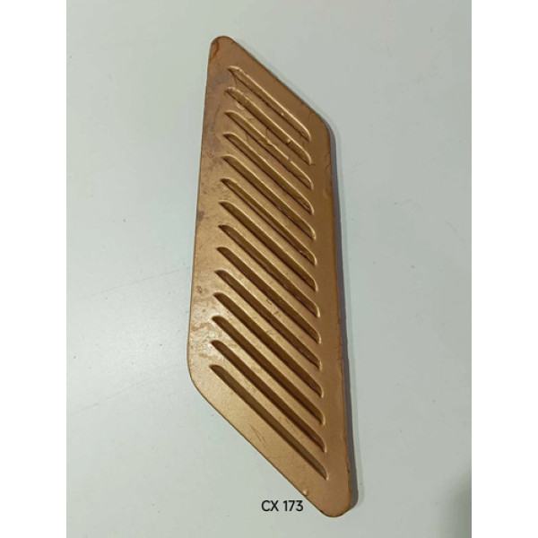 Grade Lateral Fixa Lado Esquerdo Chevette Orig 73/82 Dourado