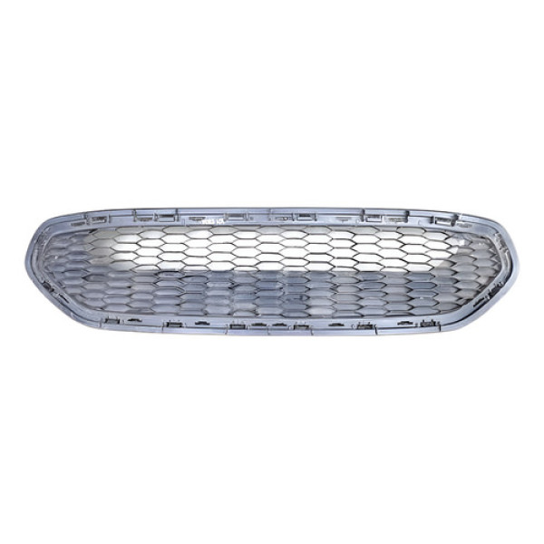 Grade  Parachoque Ford Ka 14/18 E3b517b968a Detalhe #c2 Cinza Fosco